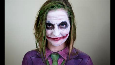 The Joker Face And Body Paint Youtube