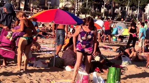 On The Beach In Cannes French Riviera YouTube