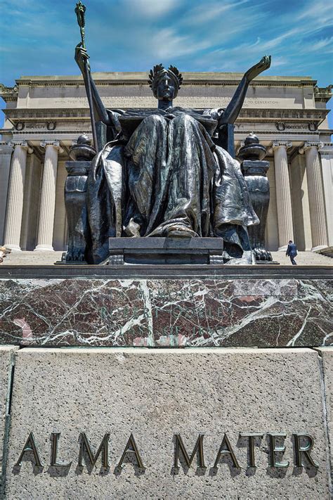 Columbia University Alma Mater Statue View Photograph By Daniel