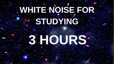 White Noise For Studying 3 Hours Study Sleep And Relax Youtube