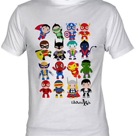 Camiseta Superheroes Domestika
