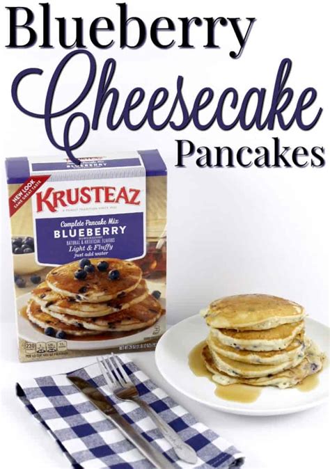 Blueberry Cheesecake Pancakes