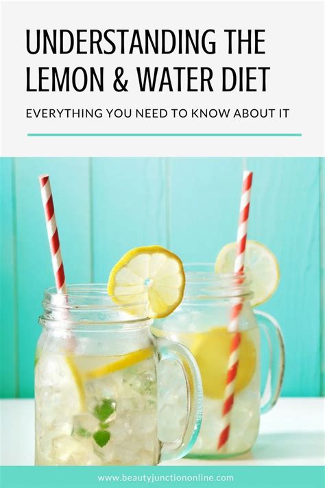 Everything You Need To Know About Lemon And Water Diet Water Diet Diet Lemon Water Diet