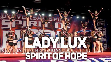 cheer extreme ~ lady lux ~ spirit of hope ~ 2022 youtube