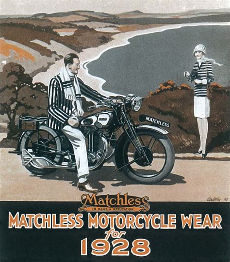 Vintage Matchless Advert From 1928 Matchless Motorcycles Vintage