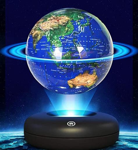 Magnetic Levitation Floating Globe 8 Large Self Rotating Ball Anti