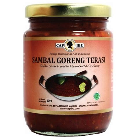 Selain sambal roa, ada beberapa jenis sambal lainnya juga. CAP IBU SAMBAL GORENG TERASI 230G - Grand Laguna