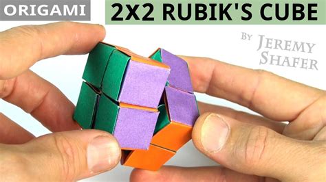 Origami 2x2 Rubiks Cube Youtube