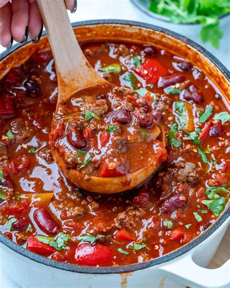 Classic Homemade Beef Chili Healthy Fitness Meals