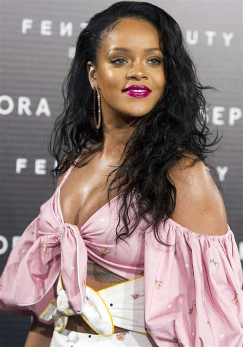 Rihanna Launches Fenty Beauty In Olgana Paris L