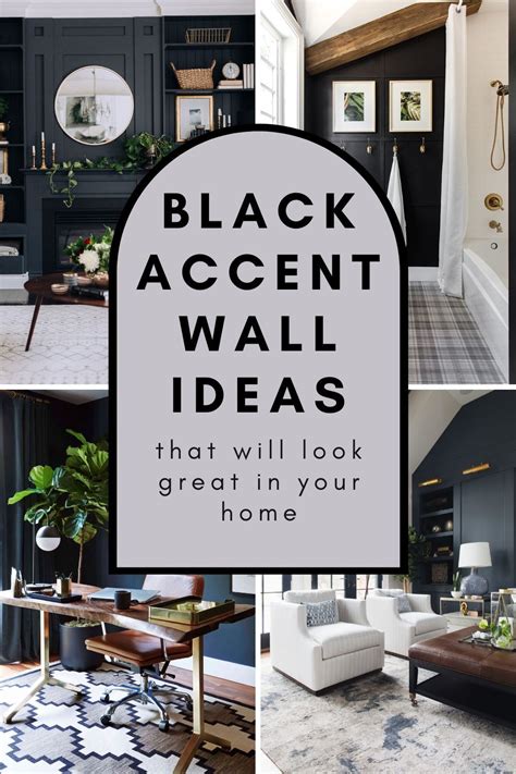 Bold Black Accent Wall Ideas In 2021 Black Accent Walls Accent Wall
