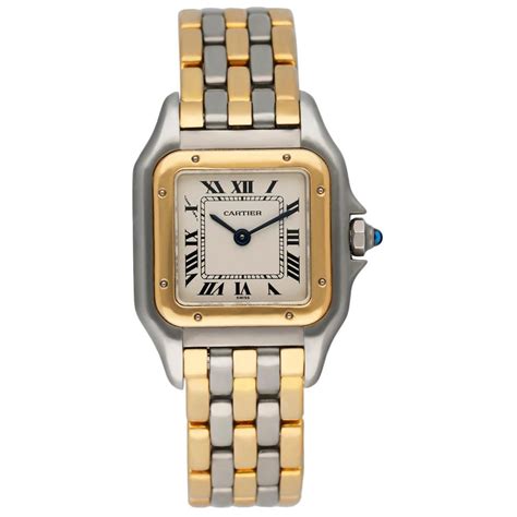 Cartier Panthere 1120 One Row Ladies Watch At 1stdibs
