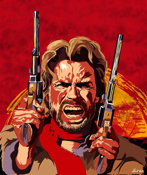 Clint Eastwood In Red Dead Redemption 2 Style Fanart Hope You Guys