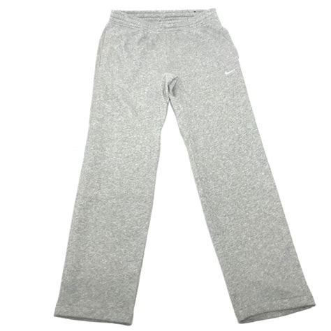 Nike Sportswear Open Hem Club Sweatpants Mens Pants Gray 826424 063