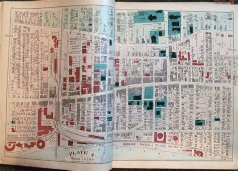 1882 Atlas Of Springfield City Massachusetts High Ridge Books Inc