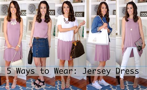 5 Ways To Wear Jersey Dress Mrscasual