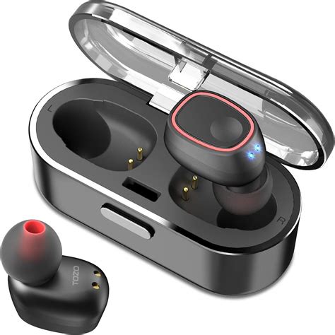 Tozo T8 True Wireless Stereo Headphones Tws Bluetooth In Ear Earbuds With Charging Case Built In