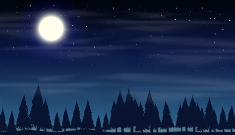 Night Scene Vector Art Icons And Graphics For Free Download