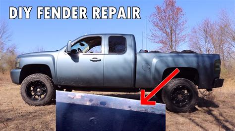 How To Fix Fender Wheel Well Rust On Your Truck Without Welding Repair