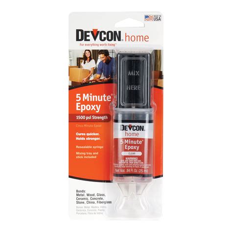 Devcon 5 Minute Epoxy Dev Tube Box Of 6 Gesswein