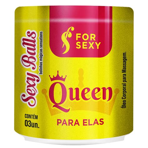Beth Lingerie And Sex Shop Sexy Balls Queen Bolinha Funcional Kit 3 Frascos