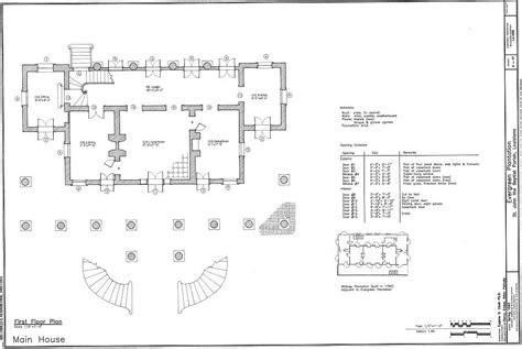 Floor Plans Evergreen Plantation Wallace St John The Baptist Parish Louisiana