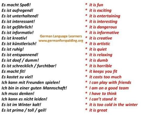 Some Useful German Phrases Mostly With Adjectives German Language