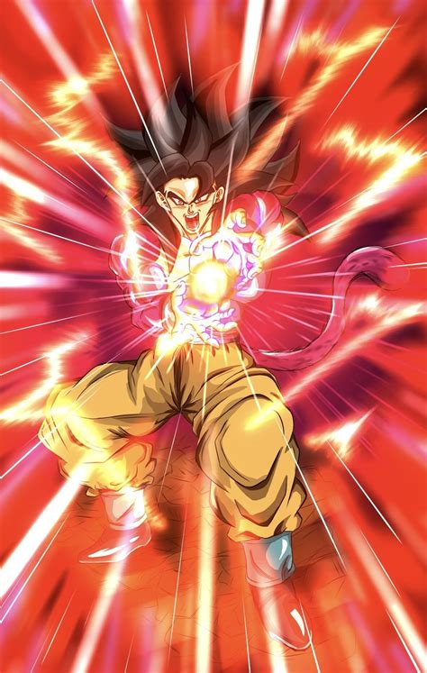 Goku Ssj 4 Kamehameha X10 In 2021 Anime Dragon Ball S