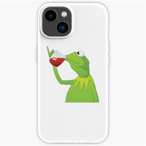Kermit Drinking Tea Iphone Case For Sale By Darealjax Redbubble