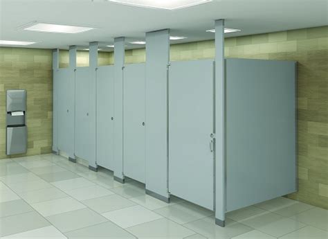 Industrial bathroom partitions are ideal for a variety of manufacturing facilities where durability is a high priority. Privacy Bathroom Partitions by Mills - Rex Williams