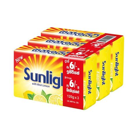 Sunlight Soap Yellow Promo Pack 330g Glomarklk