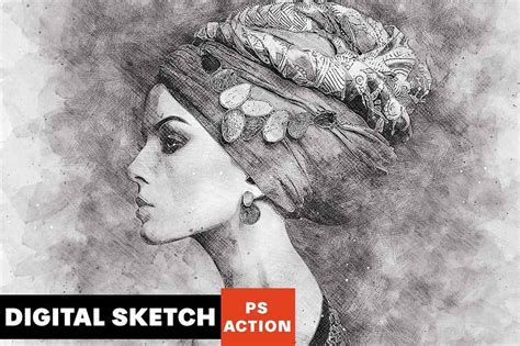 30 Fantastic Pencil Sketch Photoshop Actions Creatisimo