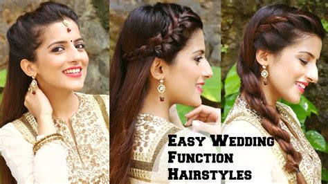 Indian Hairstyle For Dinner Party Wavy Haircut