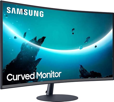 Samsung T55 Curved Monitor 24 Inch 1000r 75hz 4ms 1080p Dark Blue