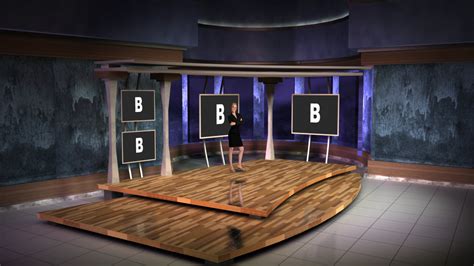 Virtual Set Studio 147 For Hd Is A Presentation Stage