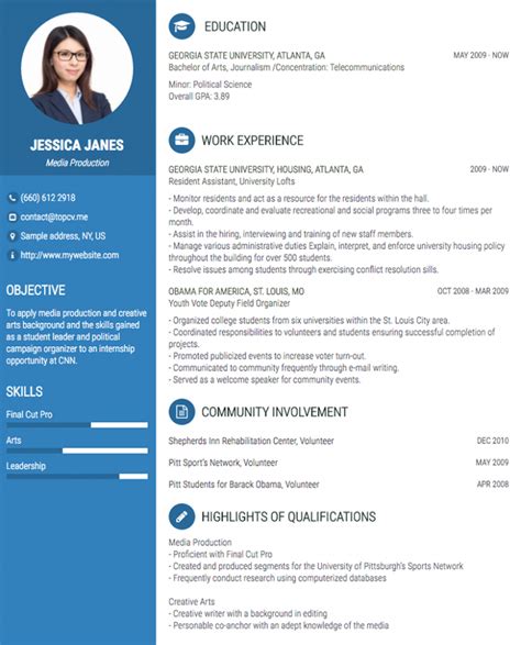 Inspiring Create A Professional Resume Cv In Minutes Without Photoshop