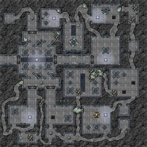 The Temple Dungeon Maps D D Maps Fantasy Map