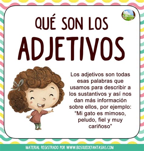 Los Adjetivos Ficha 1 Adjetivos Sustantivos Y Adjetivos Español De