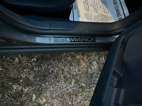 New Ford Maverick Door Sill Decal Set With Logo For 4 Door Includes