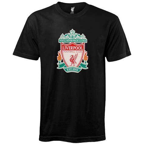 Liverpool Fc Official Football T Mens Crest T Shirt Ebay