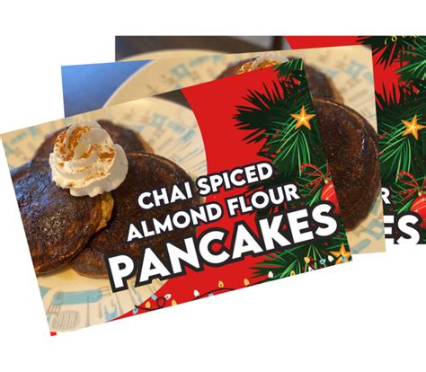 Chai Spiced Almond Flour Pancakes Gluten Free Breakfast Delight — Veronica Wolff Casey