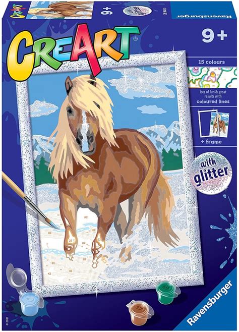 Ravensburger Creart Paint By Numbers The Royal Horse Bright Star Toys