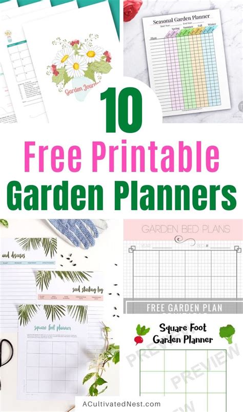 Printable Garden Planner Template Printable World Holiday