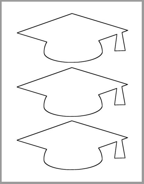 Graduation Cap Template Printable Template Grad Party Decor Graduation