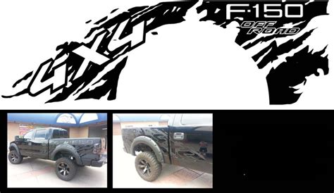 Ford F 150 Raptor Cama 4x4 CalcomanÍas GrÁficos Pegatinas Chatter