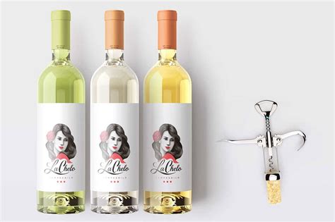 Download Download This Free Wine Bottle Label Mockup In PSD - Designhooks