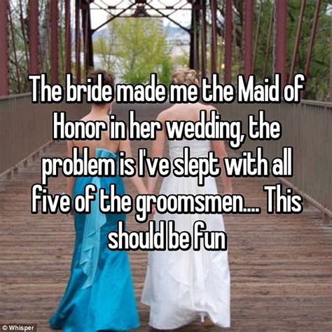 Confessions Reveal The Shocking Antics Maid Of Honours Have Done