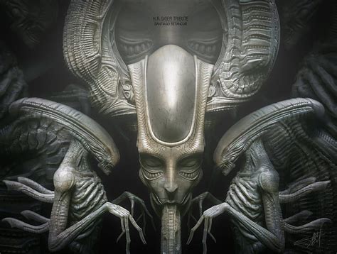 H R Giger Art Artwork Dark Evil Artistic Horror Fantasy Sci Fi Alien