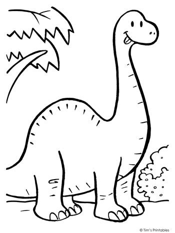 Dinosaurus icon illustration isolated vector sign symbol. Awesome Brachiosaurus Coloring Page - flower wallpaper