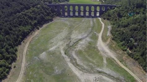 Kurumaya Yüz Tutan Alibeyköy Barajı Havadan Görüntülendi Haberler